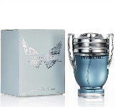 Invincible men's fragrance bottle and box