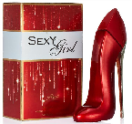 Sexy Girl high-heel fragrance bottle and box